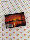 Vintage Fold-Out Miniature Postcard Style Pictures San Francisco Scenic View Folder