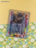 Vintage MewTwo Strikes Back TOPPS #3 Consciousness and Congratulations Textured Holo Black Label Pokemon Card - VG