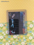 Vintage MewTwo Strikes Back TOPPS #23 Meowth Times Two Textured Holo Black Label Pokemon Card - VG