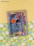 Vintage MewTwo Strikes Back TOPPS #28 The Chase for Pikachu Textured Holo Black Label Pokemon Card - MP