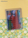 Vintage MewTwo Strikes Back TOPPS #9 Ash and Company Holo Blue Label Pokemon Card - VG