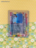Vintage MewTwo Strikes Back TOPPS #38 The Rebirth of Ash Holo Blue Label Pokemon Card - VG