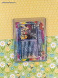 Vintage MewTwo Strikes Back TOPPS #40 Like It Never Happened Holo Blue Label Pokemon Card - VG