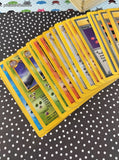Vintage 1990's Bulk Pokemon Card Lot, 101 Common + 27 Uncommon WOTC Cards w/Duplicates