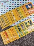 Vintage 1990's Bulk Pokemon Card Lot, 101 Common + 27 Uncommon WOTC Cards w/Duplicates