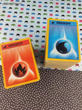 Vintage 1990's Bulk Pokemon Card Lot, 467 Energy WOTC Cards