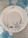 Vintage Pfaltzgraff Winter Frost Snowy Dinner Plate 11.25", Clean