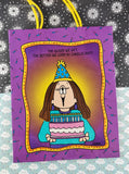 Vintage 1994 Cathy Hallmark Cards Birthday Gift Bag, Unused