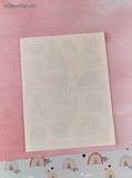 Vintage 1995 Hallmark Easter Bunny Rewards Full Sticker Sheet, Unused