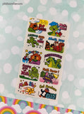 RARE Vintage Trend Homeschool Rewards Cute Lil' Animals Sticker Sheet, Unused