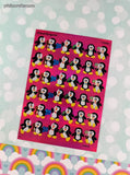 RARE Vintage Trend Proud Penguins #T-63045 SHINY Full Sticker Sheet, Unused