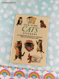Vintage 1991 Dover Little Activity Books: Old-Time Cats Stickers Softcover