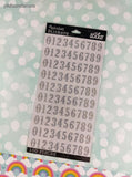 2014 Silver Alphabet Stickopotamus SHINY Glitter Full Sticker Sheet, New & Sealed