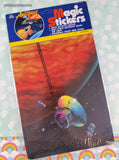 Vintage 7&7 Space Travel Magic Stickers w/Activity Book, New Sealed
