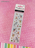 Mrs. Grossman's Limited Edition Petite Fantasy SHINY Full Sticker Sheet Set/2, NEW & Sealed