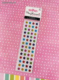 Mrs. Grossman's Limited Edition Mini Vintage Stars SHINY Full Sticker Sheet Set/2, NEW & Sealed