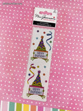 Mrs. Grossman's Limited Edition Party Frog SHINY Full Sticker Sheet Set/2, NEW & Sealed