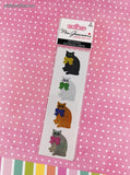 Mrs. Grossman's Limited Edition Fancy Cats SHINY Full Sticker Sheet Set/2, NEW & Sealed