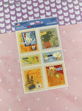 Mrs. Grossman's Collage Collection Cardstock Stickers Family SHINY Embossed Full Sticker Sheet, NEW