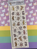 Vintage House-Mouse and Friends Acid & Lignin Free Full Sticker Sheet, NEW