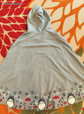 Women's Her Universe Studio Ghibli My Neighbor Totoro Sherpa Poncho Size S