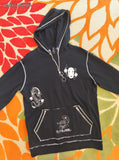 Women's Her Universe Spirited Away No Face Long Sleeved Hooded Sweatshirt Sz XL