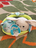 NWT Squishmallows Green Easter Basket w/Valentina & Ferdie 4”-5” Squishmallows