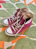 Converse All Stars Hi Tops Magenta M5 W7 Sneakers