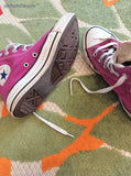 Converse All Stars Hi Tops Magenta M5 W7 Sneakers