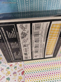 Vintage Valiant Crafts YKI Yellow Floral Chicken Scratch Pillow Kit NEW