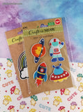 Crafter's Square Iron-On Appliques Patches Set/3 Sealed Packs