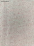 Vintage "Lucy's Feather Bed" Kansas Troubles Light Pink White Goose Fabric Remnant, 19" x 22", Nice / Clean