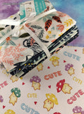 Waverly Inspirations Fat Quarter Bundle Floral Whimsical Fabric Remnants, 18" x 21" W, Unused