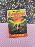 Vintage 1990's R.L. Stine Goosebumps #17, Why I'm Afraid of Bees Softcover