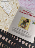 Vintage 1985 Little Golden Book: Walt Disney's Detective Mickey Mouse Hardcover