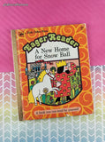 Vintage 1975 Little Golden Book Eager Reader: A New Home for Snow Ball Hardcover