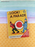Vintage 1966 Rand McNally Star Right Elf Books, Look! A Parade, Hardcover