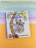 Vintage 1986 Wendy's World Wildlife Books WWF All About Koalas Hardcover