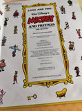 Vintage 1993 1st Printing Look & Find Walt Disney's Mickey and Friends Time Twisters Oversized Hardcover