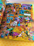 Vintage 1993 1st Printing Look & Find Walt Disney's Mickey and Friends Time Twisters Oversized Hardcover