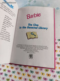 Vintage 1999 Barbie & Friends The Clue in the Haunted Library Grolier Books Hardcover, Like New