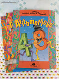Vintage 1990's World Book's Mind Benders Words Twisters Arithmetricks Softcovers Set/3