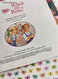 Vintage 1996/1997 Dear Barbie Best Friends / Who's the Boss? Golden Book Softcovers Set/2
