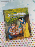 Vintage 1996 Little Golden Book: Walt Disney's Snow White and the Seven Dwarfs Hardcover