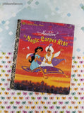Vintage 1995 Little Golden Book: Disney's Aladdin, the Magic Carpet Ride Hardcover