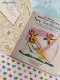 Vintage 1954 Little Golden Book: Walt Disney's Donald Duck's Toy Sailboat Hardcover