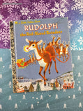 Vintage 1991 Little Golden Book: Rudolph the Red-Nosed Reindeer Hardcover