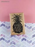 Vintage 1995 PSX G-1437 Pineapple Wooden Block/Rubber Stamp
