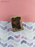 Vintage PSX D-547 Puppy Dog Wooden Block/Rubber Stamp