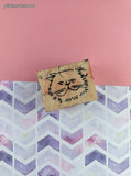 Vintage Susan Maniscaico Paper Garden Kitty Cat Wooden Block/Rubber Stamp
